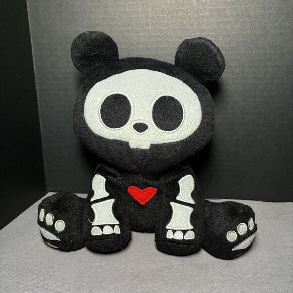 Skelanimals Jack the Rabbit Plush 8” 2023 Hot Topic Hasbro Goth Bunny Toy - Picture 1 of 5